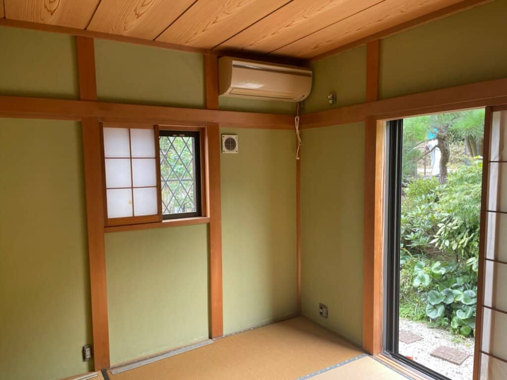 和室柱アク抜き工事,町田市