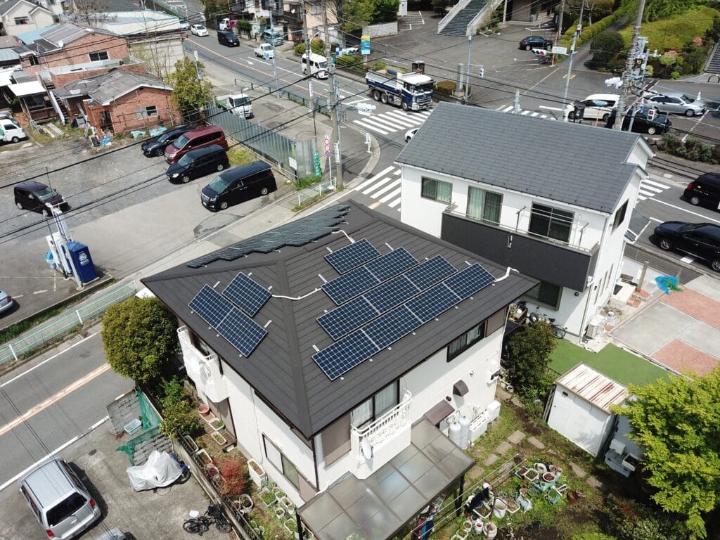 太陽光パネル脱着 屋根工事