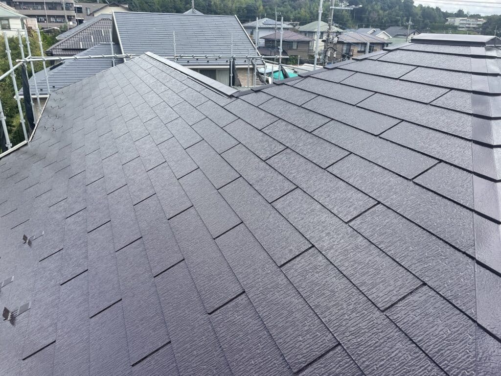 スレート屋根塗装 板金カバー補修