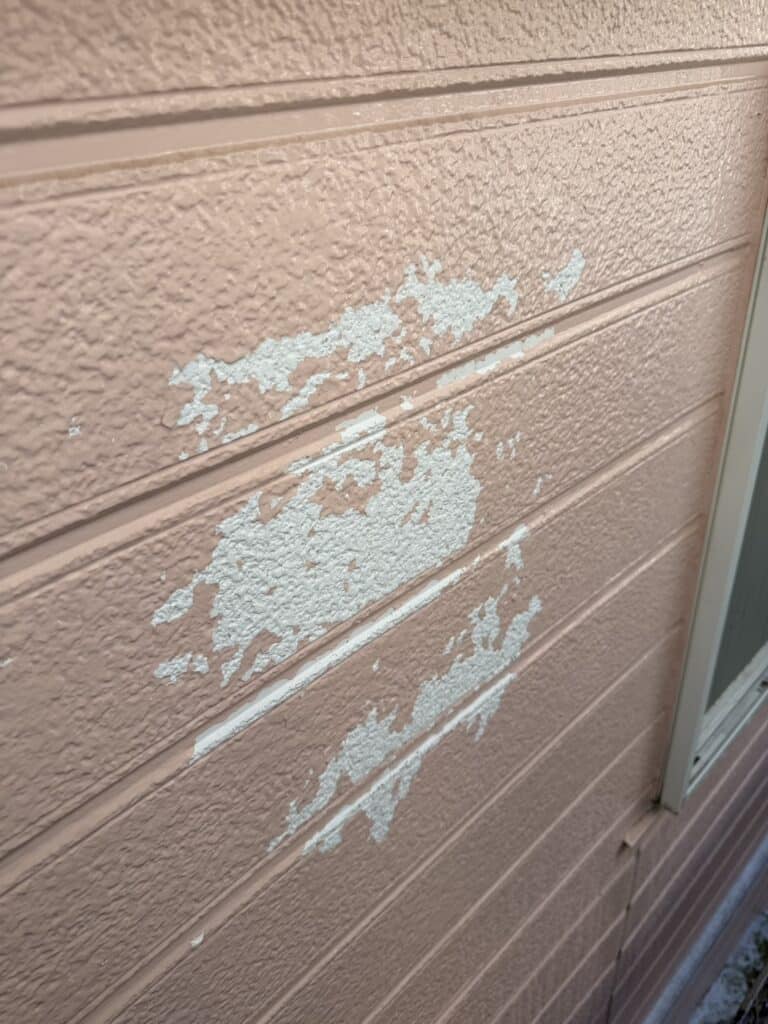 外壁塗装の剥がれ